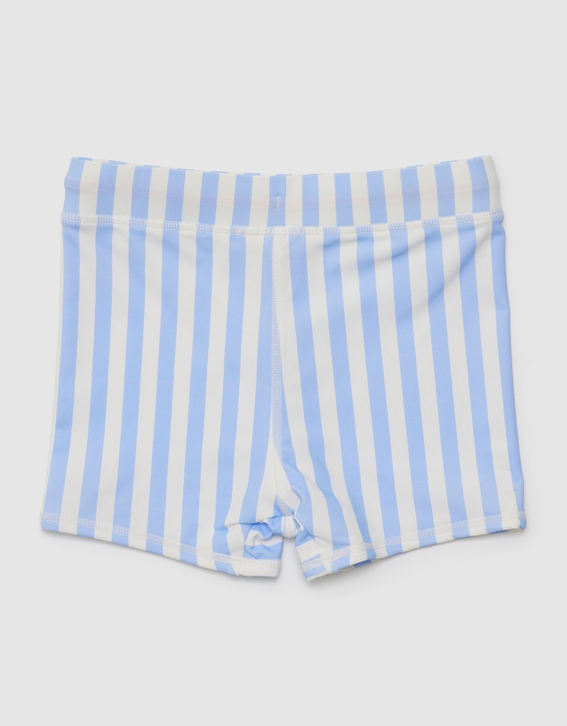 Crywolf - SWIM SHORT Sky Blue Stripe
