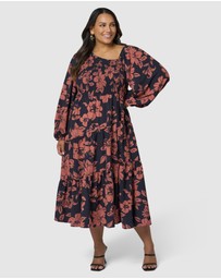 Something 4 Olivia - Lauren Asymmetric Midi Dress