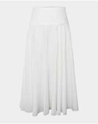 Forcast - Deb Cotton Midi Full Skirt