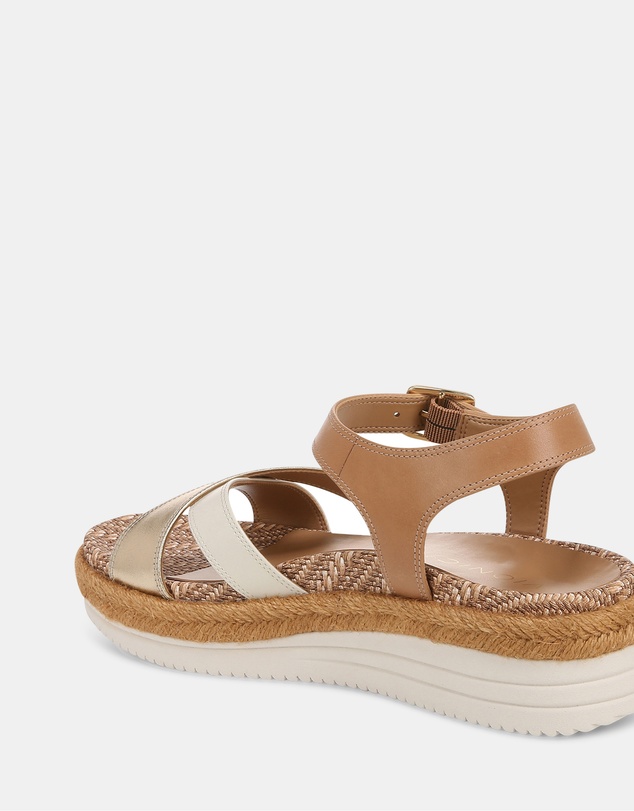 Vionic - Mar Platform Sandal - Camel/Gold