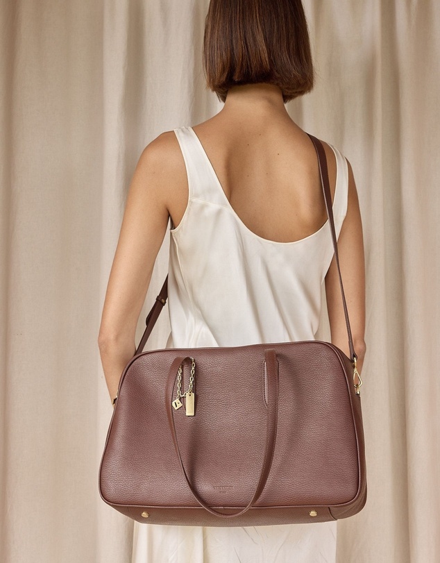 VESTIRSI - Vera Mahogany Large Bowler Bag