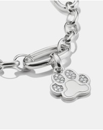 THOMAS SABO - THOMAS SABO Connect Charm paw with stones silver