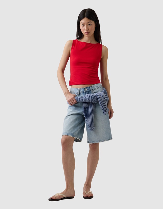 GAP - Closeknit Crop Boat Top
