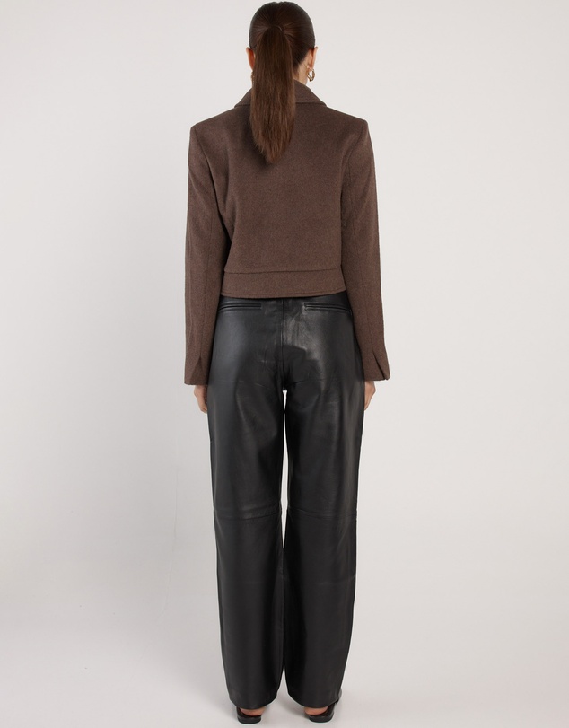 Fate + Becker - Devyn Wool Blend Cropped Jacket
