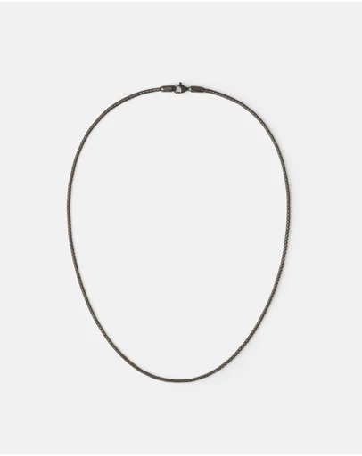 Daniel Wellington - Tide Mesh Necklace Graphite 1.8mm