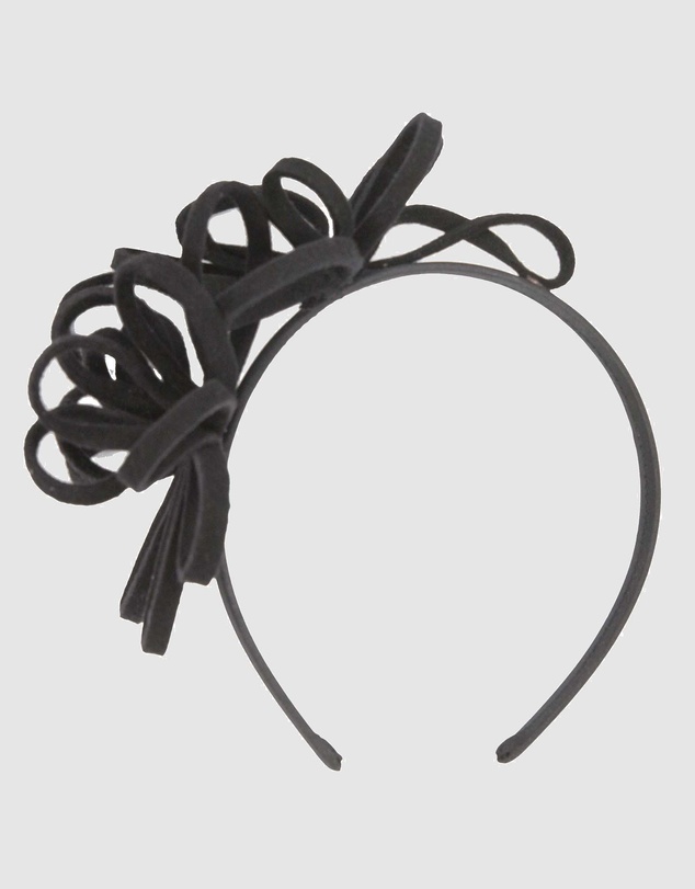 Max Alexander - Felt Black Loops Fascinator