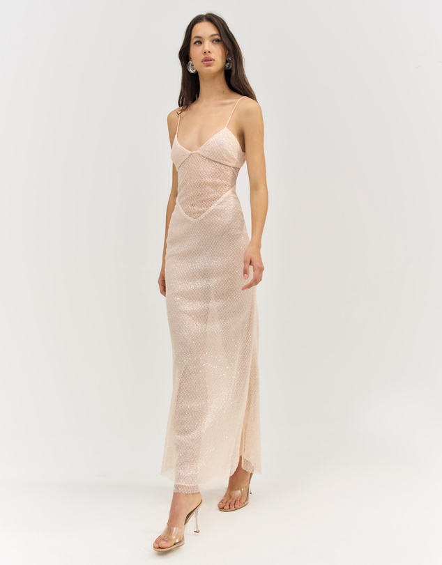 For Love & Lemons - Kate Sequin Maxi Dress