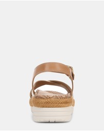 Vionic - Mar Platform Sandal - Camel/Gold