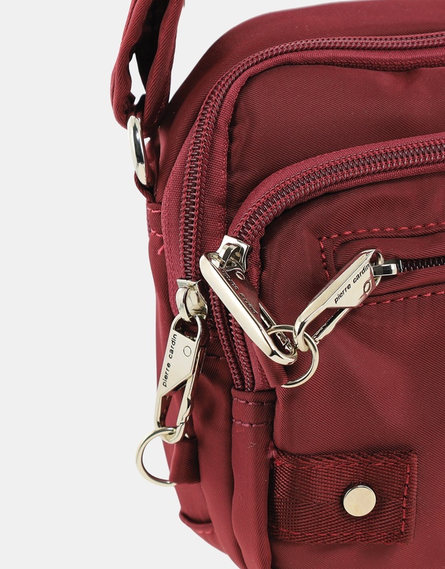Pierre Cardin - Pierre Cardin Nylon Anti-Theft Cross Body Bag