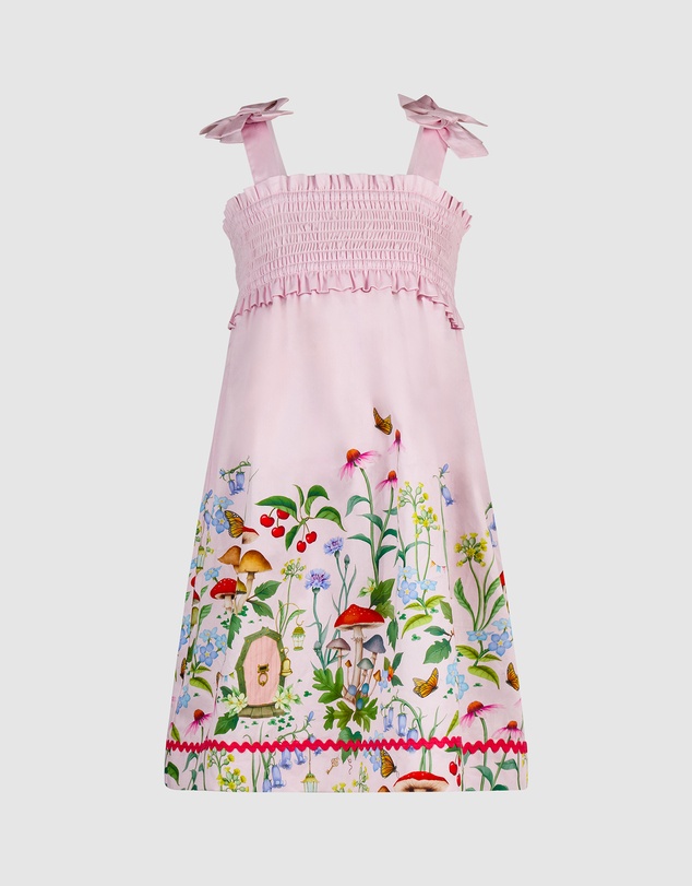 Fleur Harris - 'Enchanted Garden' Faraway Dress in Sugar Pink