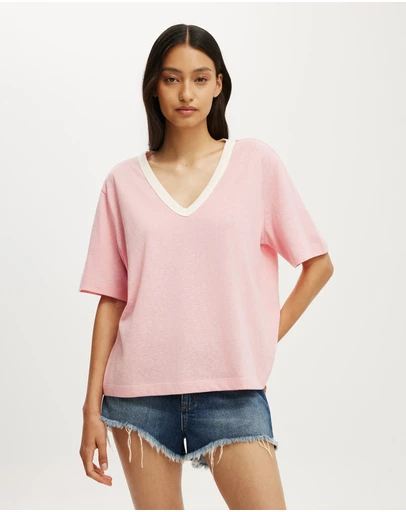 Cotton On - The Slub V Neck Tee