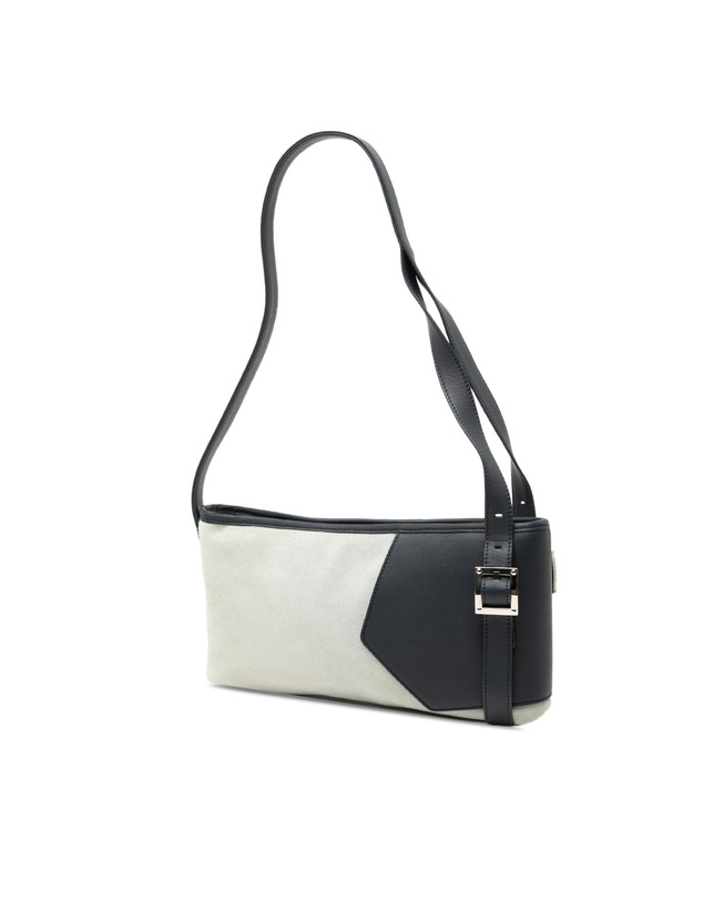 Pre-Loved by Azura Reborn - Pre-Loved Suede Anagram Switching Shoulder Bag