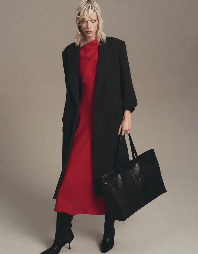 M.N.G - A-Line Dress With Asymmetrical Neckline