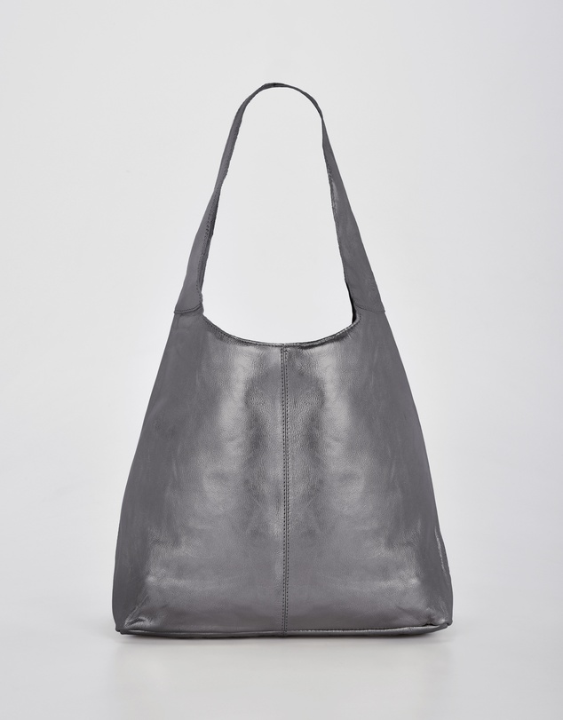 Cobb & Co - Lynx Metallic Leather Hobo