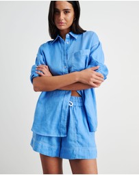 Jag - Gigi Linen Pull On Short