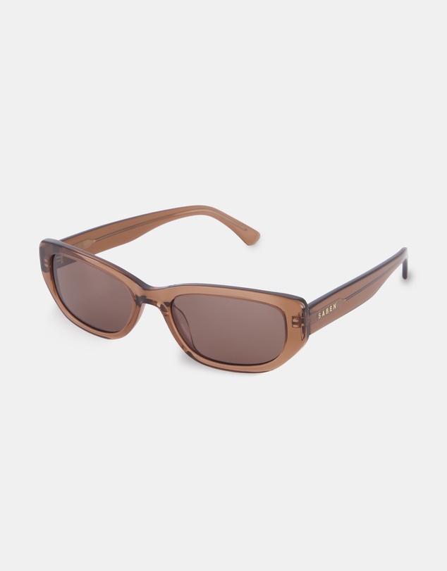 SABEN - Rory Sunglasses Sheer Brown