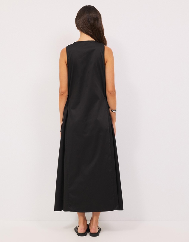 Calli - Lindez Drawstring Midi Dress
