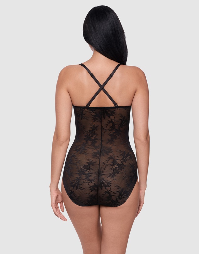 Miraclesuit Shapewear - Modern Romance Wirefree Lace Shapewear Bodysuit