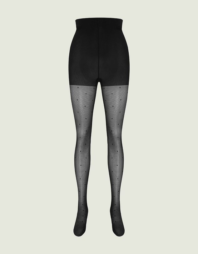 INSTOCK - Eclipse — 20 Denier Sheer Polkadot Tight