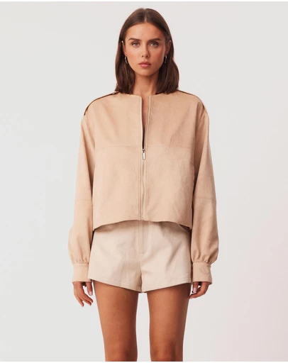 SNDYS - Bray Faux Suede Jacket