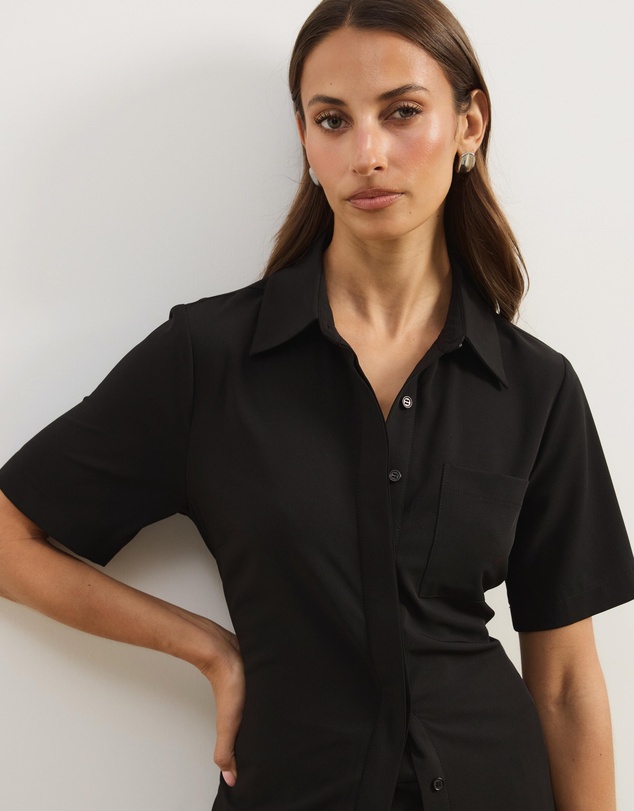 Atmos&Here - Aveline Tie Back Shirt