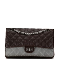 Pre-Loved by Azura Reborn - Pre-Loved Caviar and Iridescent Calfskin Reissue 2.55 Double Flap 226