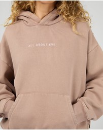 All About Eve - Aae Washed Box Hoodie Fawn