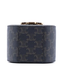 Pre-Loved by Azura Reborn - Pre-Loved Triomphe Coated Canvas Round Box Handbag