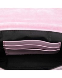 Pre-Loved by Azura Reborn - Pre-Loved Mini Zucca Embossed Velvet Baguette Satchel