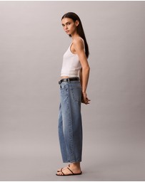 Calvin Klein Jeans - Cropped Barrel Jeans
