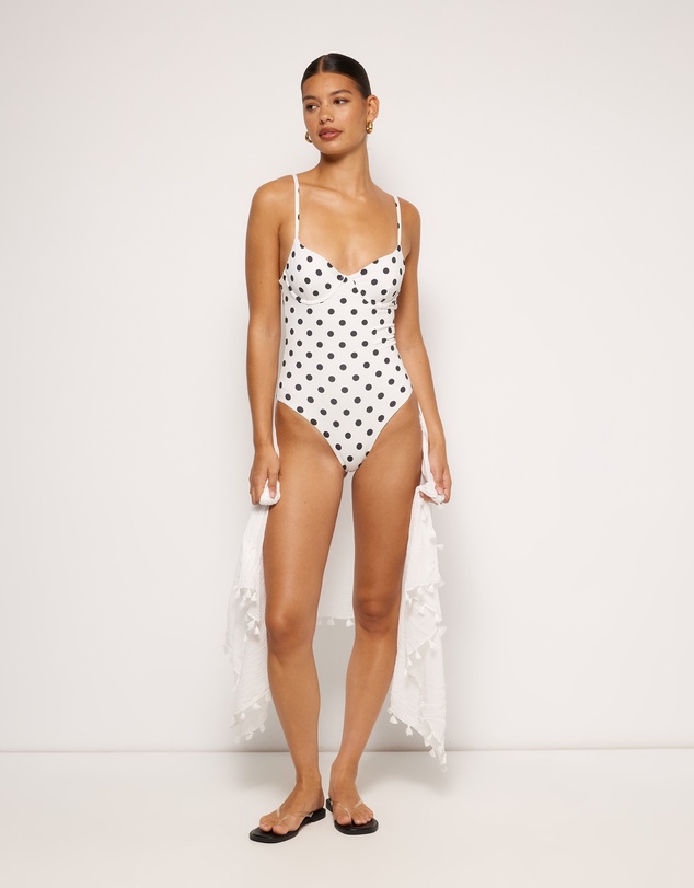 AERE - Balconette Underwire Swimsuit