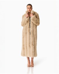 Elliatt - Faux Fur Maxi Coat