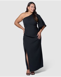 Pink Dusk by Curve Project - Angel Eyes Maxi Dress