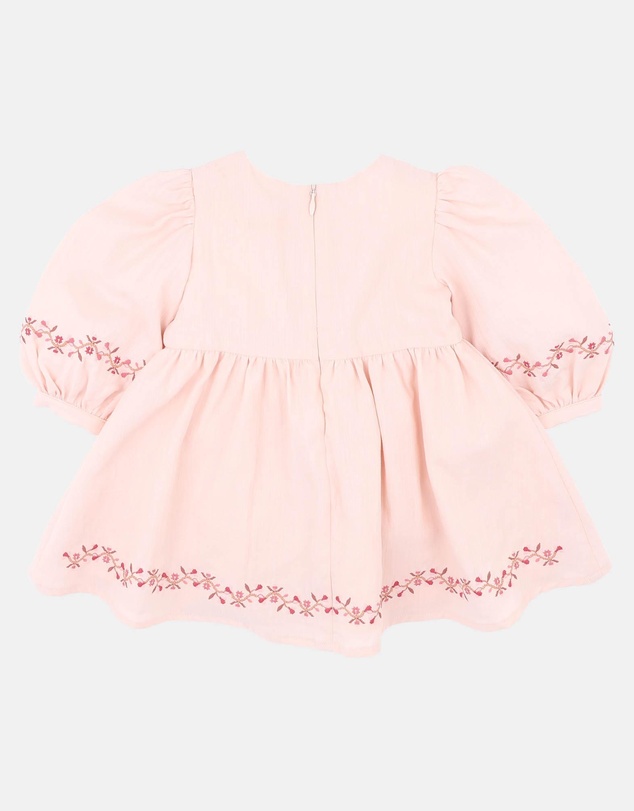 Fox & Finch - Wild Garden Embroidered Dress - Babies