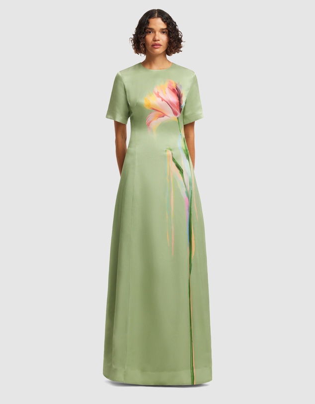 LEO LIN - Alice Short Sleeve Maxi Dress