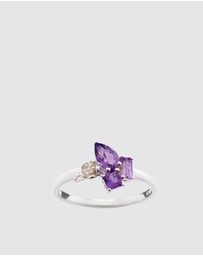 Karen Walker - Rock Garden Mini Ring with Amethyst