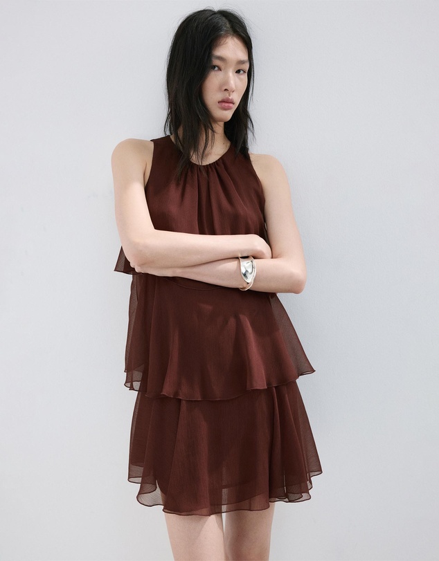 M.N.G - Short Ruffled Dress