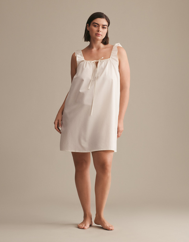 Resting - Soft Woven Cotton Juno Baby Doll Nightie