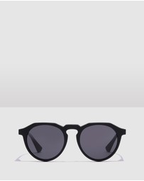 Hawkers Co - Black Black Warwick Raw Sunglasses for Men and Women UV400