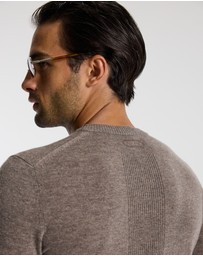 Calibre - Ultra Fine Merino Wool Sweater Mocha