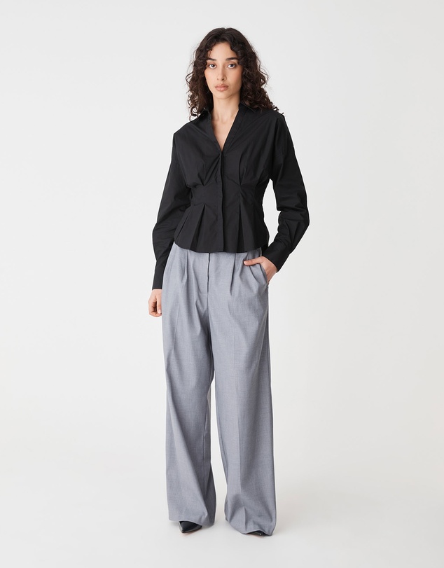Forcast - Billie Pleat Waist Shirt