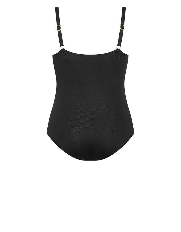 City Chic - Plus size Sardinia Underwire 1 Piece - black