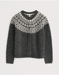 Seasalt - Seasalt Cornwall Grey Port Kinnis Cardigan Merino