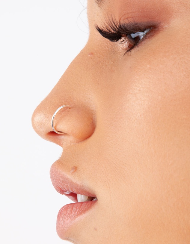 Lovisa - Silver Faux Hoop Body Jewellery