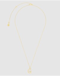Wanderlust + Co - Alphabet Bubble Pendant Necklace - Letter G