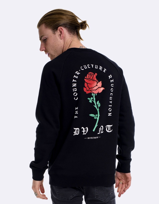 DVNT - Barbed Rose Crewneck