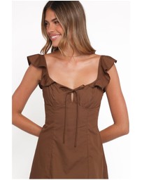 Petal & Pup - Lacey Mini Dress - Brown