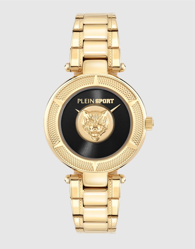 Plein Sport - OPIUM 34mm Gold Tone Analogue Watch