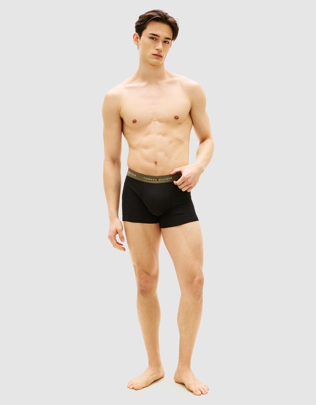 Tommy Hilfiger - 3-Pack Signature Repeat Logo Waistband Trunks
