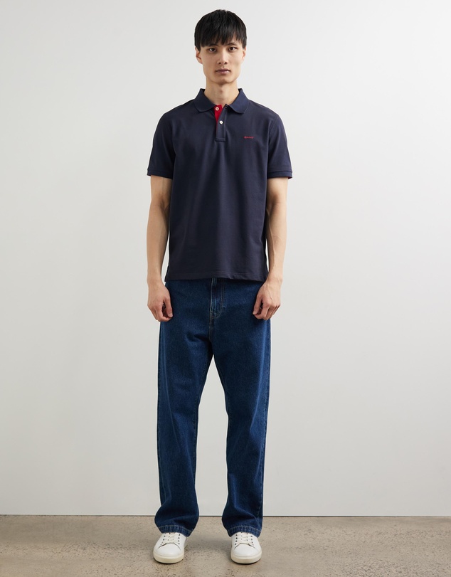 Gant - Reg Contrast Pique SS Rugger